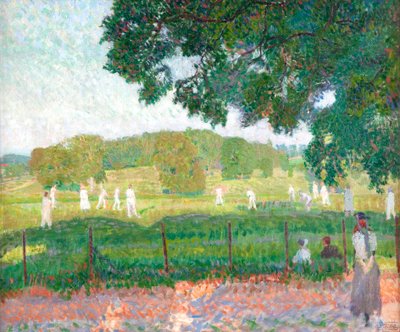 La partita di cricket, 1909 da Spencer Frederick Gore